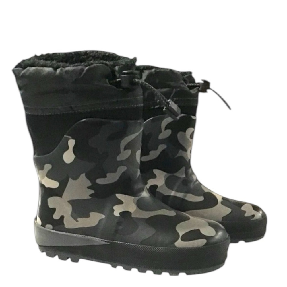 Western Chief Camo Neoprene Snow and Rain Boots Boys 9/10